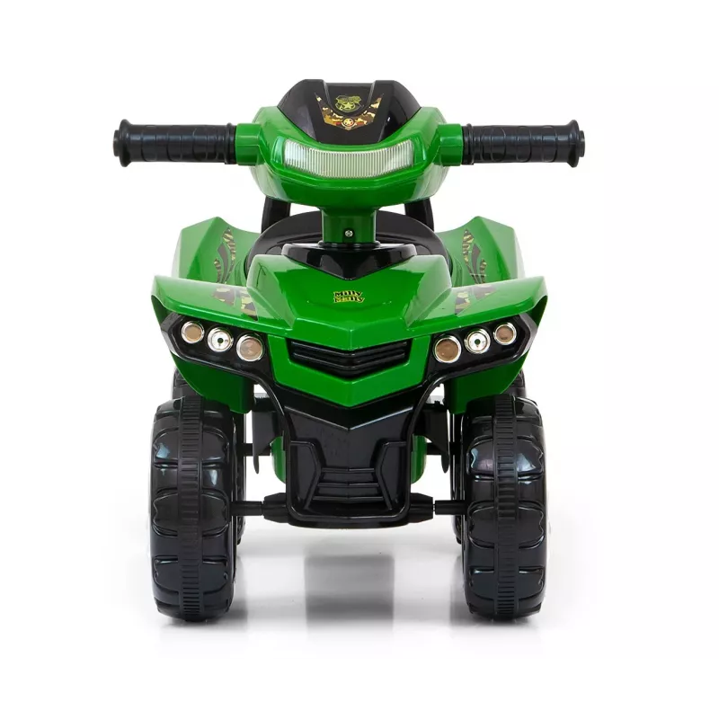 Riedėjimo žaisliukas milly mally Ride-on Monster Military modelis 27515 mažiems vaikams