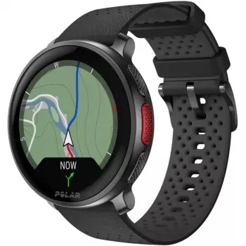 Polar Vantage V3 - Aliuminis - Sportinis laikrodis su dirželiu - Silikonas - Ekranas 3,5 cm (1,39 colio) - 32 GB - Bluetooth - 57 g - Naktinė juoda (900108890)