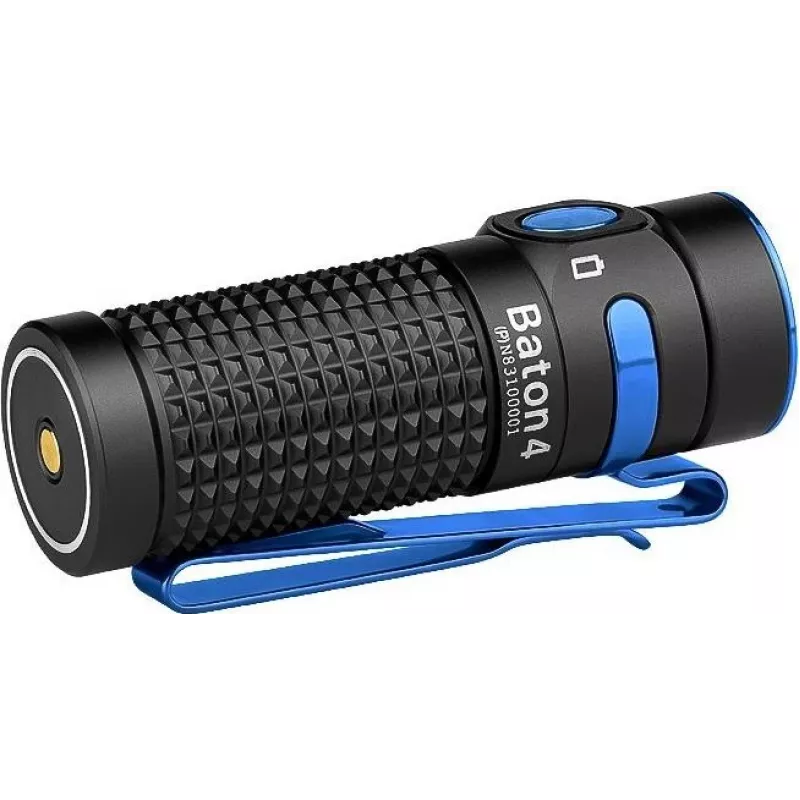 Žibintuvėlis olight BATON 4 LED įkraunamas 1300 lm, spindulys 170 m, su dėklu