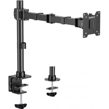 SpeaKa Professional SP-MM-211 viengubas monitoriaus stalinis laikiklis 43,2 cm 17 - 124,5 49 juodas (SP-13383180)