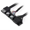 Atnaujinimo rinkinys SidabrinėSTONE SST-G11313530-RT — priekinio skydelio USB Type-C (USB 3.1 Gen 2)