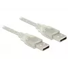 USB laidas DeLOCK 83889 USB 2.0 2 m Skaidrus