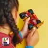 LEGO 71780 NINJAGO Kai’s Ninja Race Car EVO 2in1 lenktyninio automobilio žaislas, transformuojamas į visureigį, statybos rinkinys vaikams, berniukams ir mergaitėms nuo 6 metų, gimtadienio dovana