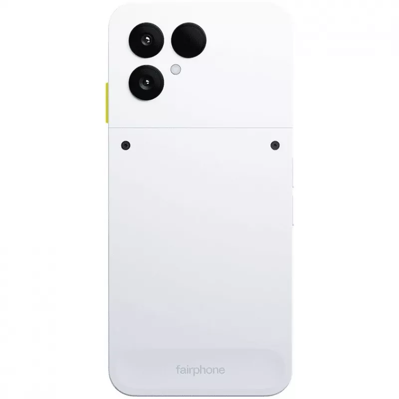 „Fairphone The“ (6 karta) 16 cm (6,31 inch) dviejų SIM kortelių „Android 15“ 5G USB Type-C 8 GB 256 GB 4415 mAh balta