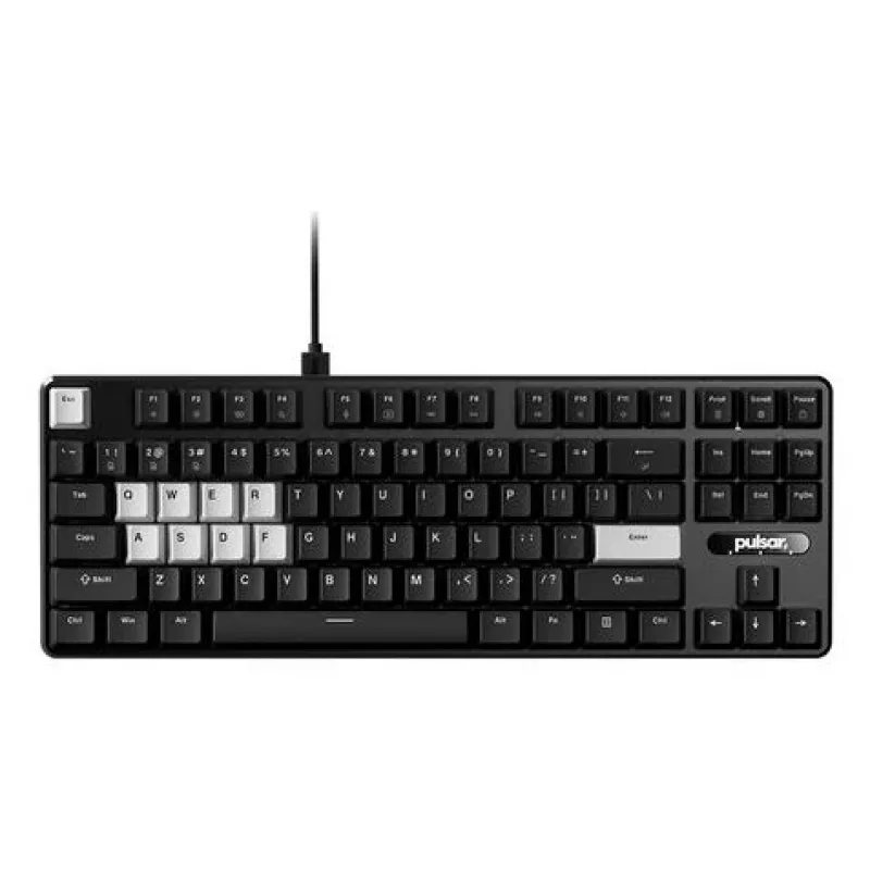 Klaviatūra USB Pcmk 2 HE TKL/ANSI juoda PCMK2HE801B Pulsar