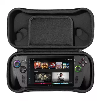 Tomtoc FancyCase-G02 ROG Xbox Ally dėklas (pilkas) — apsauginis nešiojimo dėklas, skirtas ROG Ally