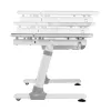 Ergo Office vaikiškas ergonominis reguliuojamo aukščio stalas, pilkas, maks. 100 kg, ER-417 2cz