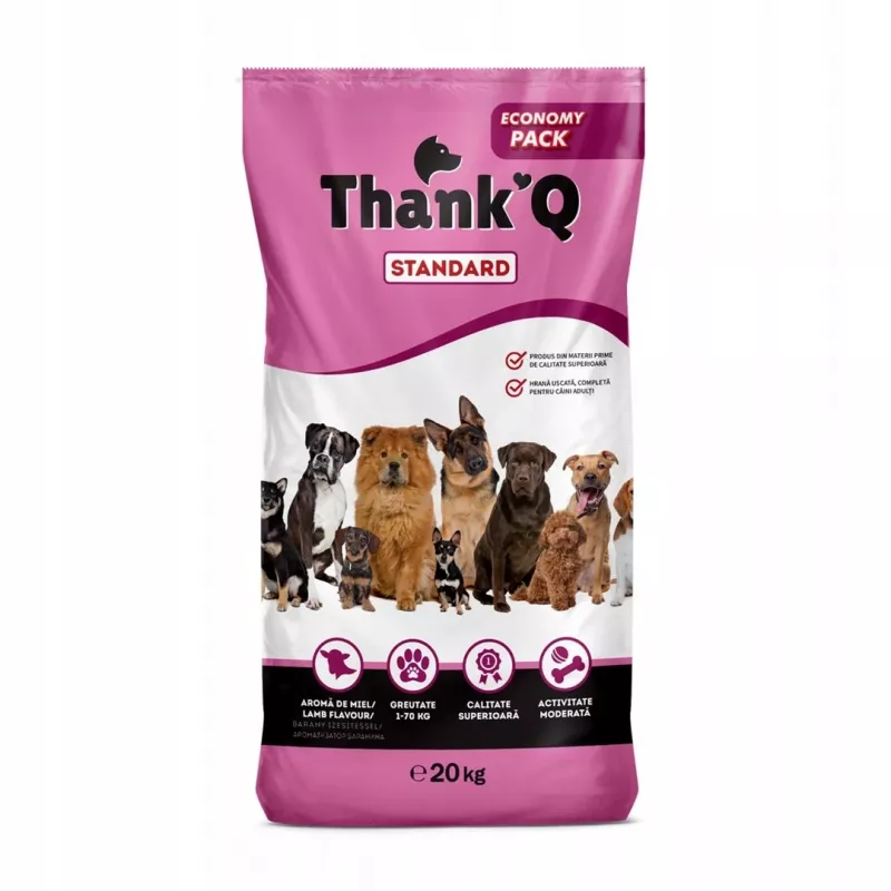 THANK'Q Standard Lamb - sausas šunų ėdalas - 20kg