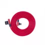 Sbox USB->Micro USB 90 M/M 1.5m USB-MICRO-90R braškių raudona