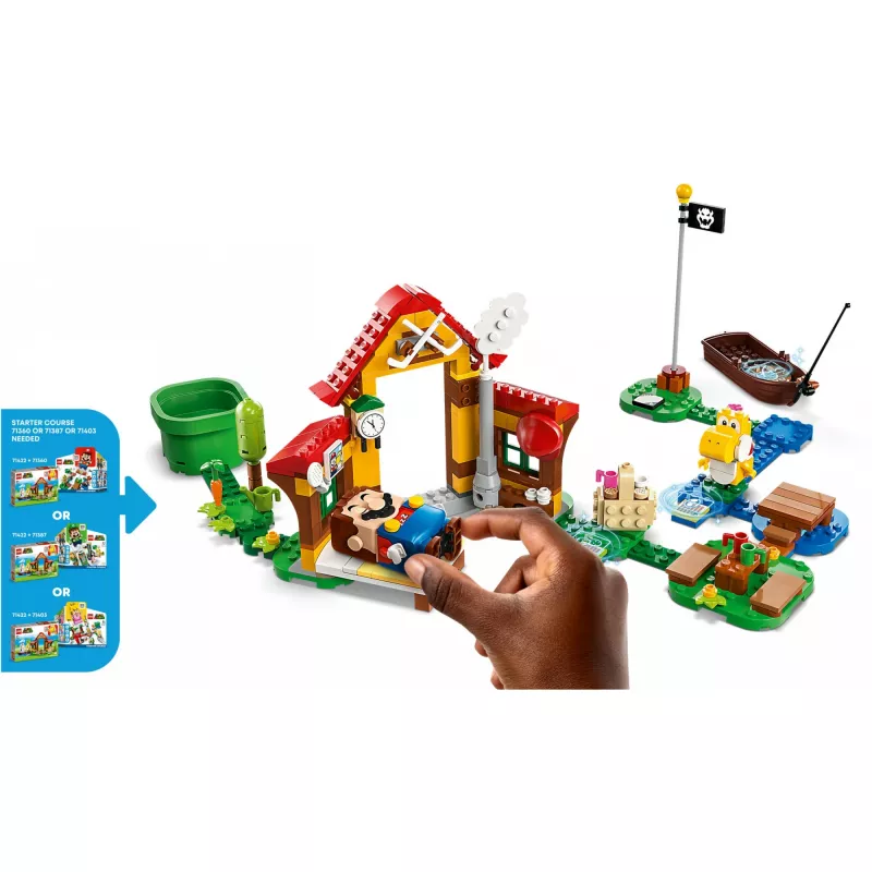 LEGO SUPER MARIO 71422 PLĖTIMO RINKINYS – IŠKYLA PRIE MARIO NAMŲ