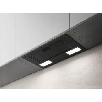 Elica ERA-LUX-BLK-60 60 cm juodas Era įmontuojamas prabangus kupolo formos gartraukis