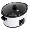 Adler AD 6413r Lėto virimo puodas, 5,8 l, baltas Adler