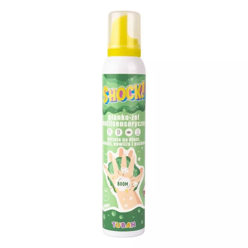 Slime Tuban SHOCK! MULTISENSORY FOAM-GEL APPLE 200 ml Green