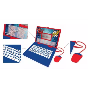 Spider-Man Trilingual Educational Laptop UA/ENG/PL 186 Activities