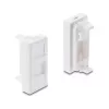 Užfiksuojamas H modulio dangtelis Keystone moduliui 1 prievado DELOCK 22,5×45 mm ABS baltas
