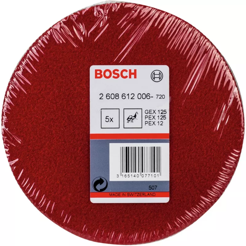 „Bosch“ sukamajam įrankiui skirtas poliravimo reikmuo, poliravimo diskas 2 608 612 006