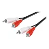 Goobay | Stereo RCA laidas 2x RCA | 50030 | 2 RCA kištukai (kairysis/dešinysis garsas) | 2 RCA kištukai (kairysis/dešinysis garsas)