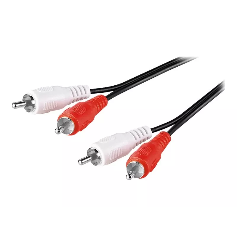 Goobay | Stereo RCA laidas 2x RCA | 50030 | 2 RCA kištukai (kairysis/dešinysis garsas) | 2 RCA kištukai (kairysis/dešinysis garsas)