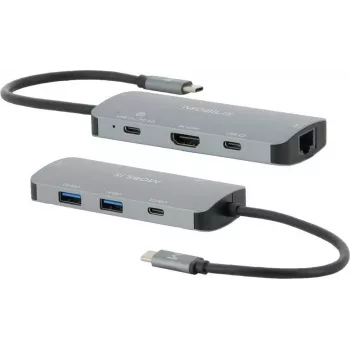 Mobilis USB-C dokų stotelė - 7 viename - 100 W maks. (001382)