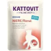 Šlapias kačių maistas KATTOVIT Niere/Renal 85 g paketėlis — 12 x 85 g, paukštiena (jautiena, vištiena, antis, kalakutiena) suaugusioms katėms, turinčioms inkstų nepakankamumą