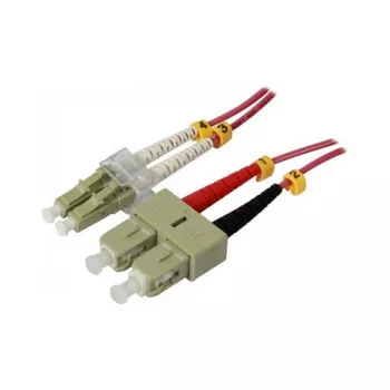 Synergy 21 S216775 šviesolaidinis kabelis 3 m LSZH OM4 2x LC 2x SC violetinis (S216775)