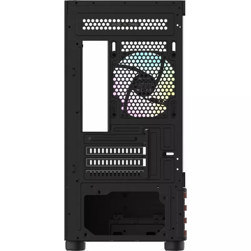 PC Micro Tower Thermaltake View 170 WS ARGB — Micro chassis, Juoda, supports PS2 PSU, 2x 120 mm side + 1x 120 mm rear fans, 2.5/3.5 inch HDD