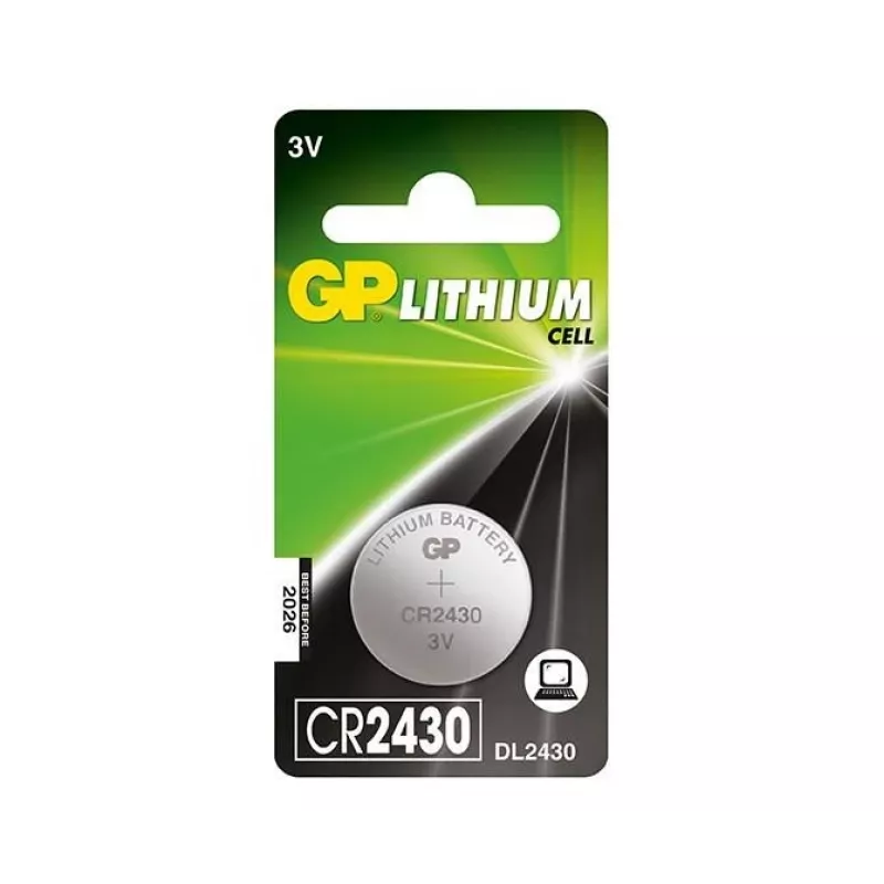 GP Batteries GP Button Cell CR 2430 3 V 1 vnt. 300 mAh Lithium GPCR2430STD738C1