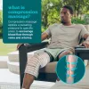 Reguliuojamas kelio įtvaras HoMedics SR-CMK10H — šilumos terapija kelio skausmui malšinti, reguliuojamas pritaikymas