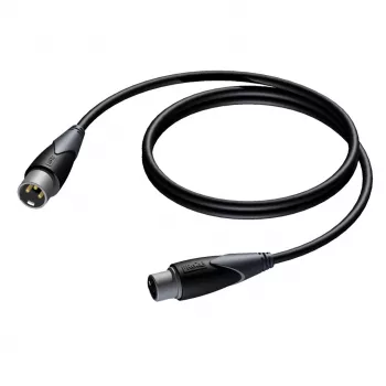 Procab XLR kištukas į XLR lizdą laidas 1,5 m — subalansuotas mikrofono/garso laidas