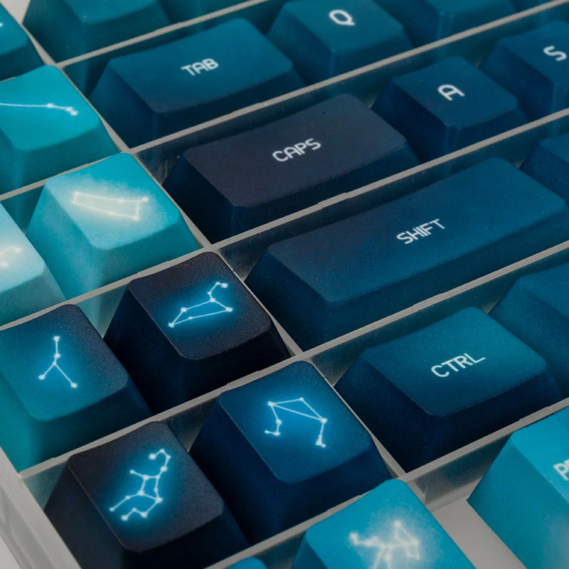 Keycap Set Traitors AURORA GAKC-269 US layout, replacement keycaps for mechanical keyboards
