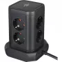 Maitinimo lizdų bokštas Brennenstuhl 1153560010 — 8 lizdai, 2×USB-A, 1×USB-C, juodas