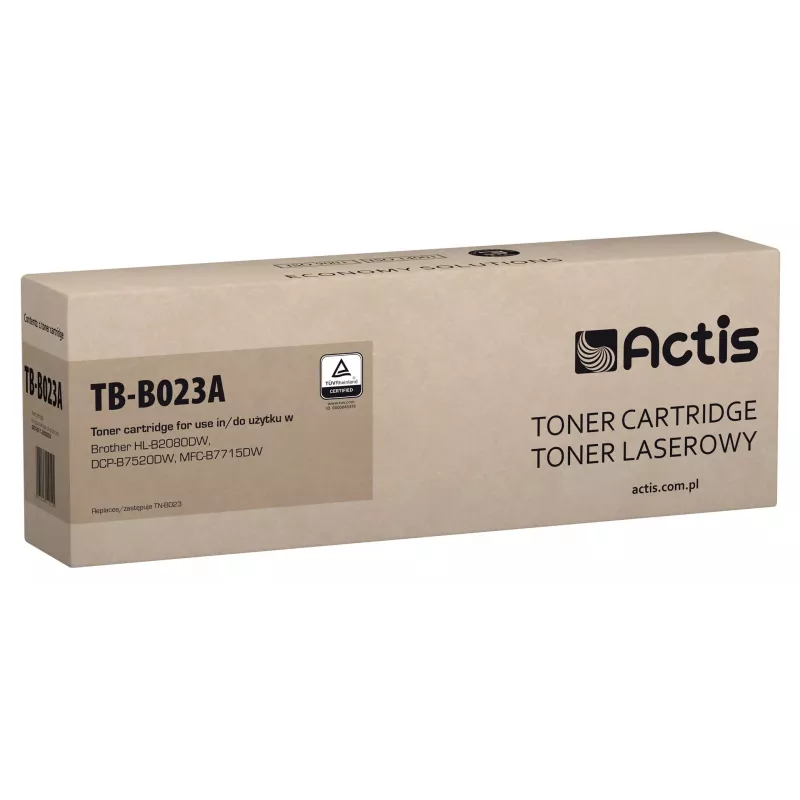 Actis TB-B023A toneris (Brother TN-B023 pakaitalas; Standard; 2000 puslapių; juodas)