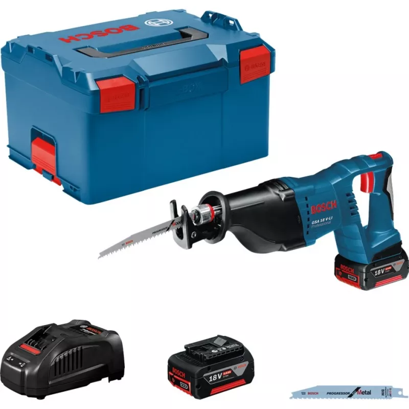 Bosch GSA 18 V-LI juoda, mėlyna