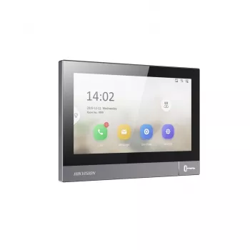 Vaizdo domofono vidinis blokas Hikvision DS-KH8381-WTE1 7 colių 1024x600, PoE, Wi‑Fi, MicroSD