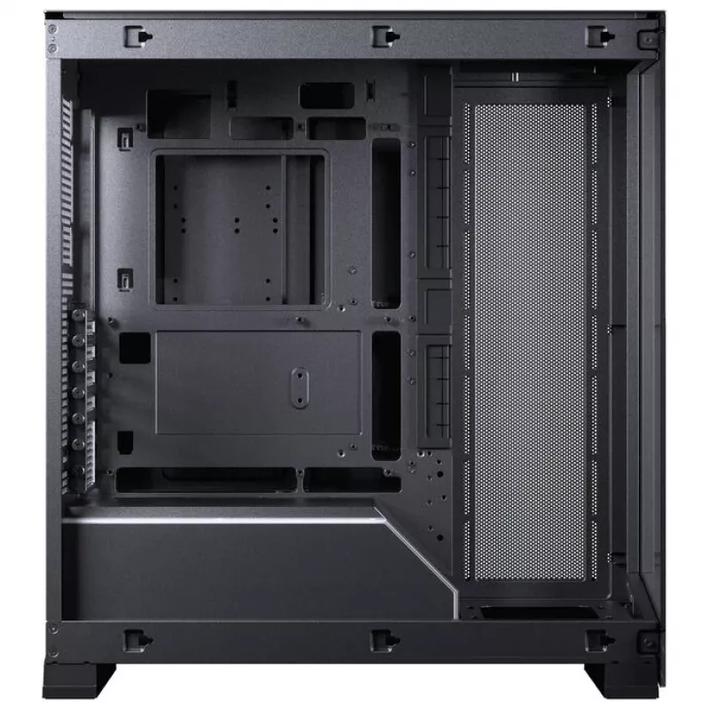 PHANTEKS NV-Series NV5 MK2 ATX korpusas, grūdintas stiklas, DRGB - satino juoda + 3 vnt. M25 Gen2 PWM D-RGB ventiliatoriai atvirkštinėmis mentėmis + 1 įprastas ventiliatorius - 120 mm