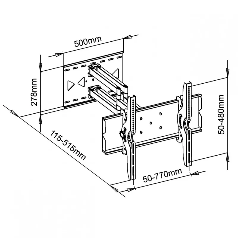 ART AR-24 152,4 cm (60) Juoda