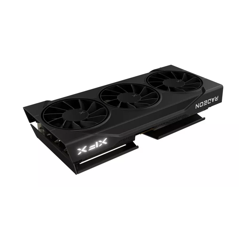 Vaizdo plokštė XFX Radeon RX 9060 XT 16GB GDDR6, 128-bit, PCIe 5.0, 3x ventiliatoriai, 3 ekranai, 290×124×49 mm