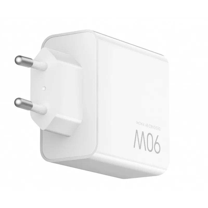 Maitinimo adapteris Xiaomi 90W HyperCharge 3-Port EU — 90 W USB įkroviklis su trimis išvesties prievadais (EU kištukas)