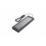SSD korpusas Lexar E6 Sidabrinė M.2, PCIe, USB 3.2 Gen 2 (10 Gbit/s), USB‑C, aliuminis, vienas M.2 iki 4 TB