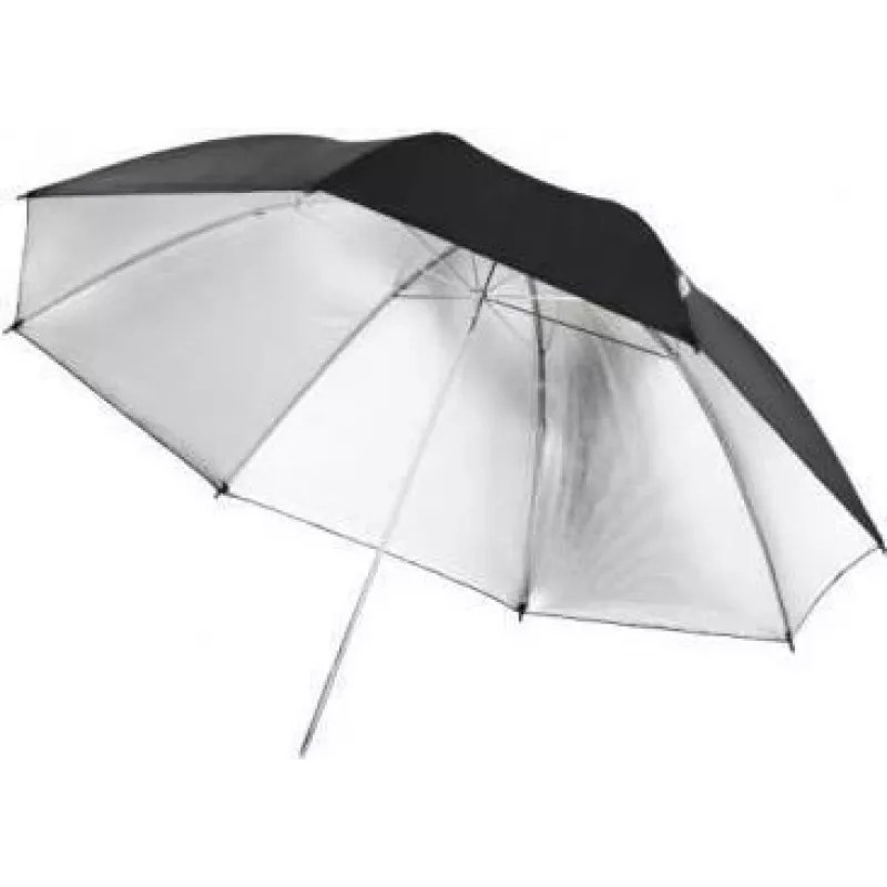 Atšvaito skėtis Godox UB-002 juodas sidabrinis 101 cm skersmens