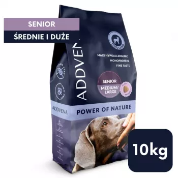 ADDVENA Power of Nature Senior Medium/Large Lamb - sausas šunų maistas - 10kg