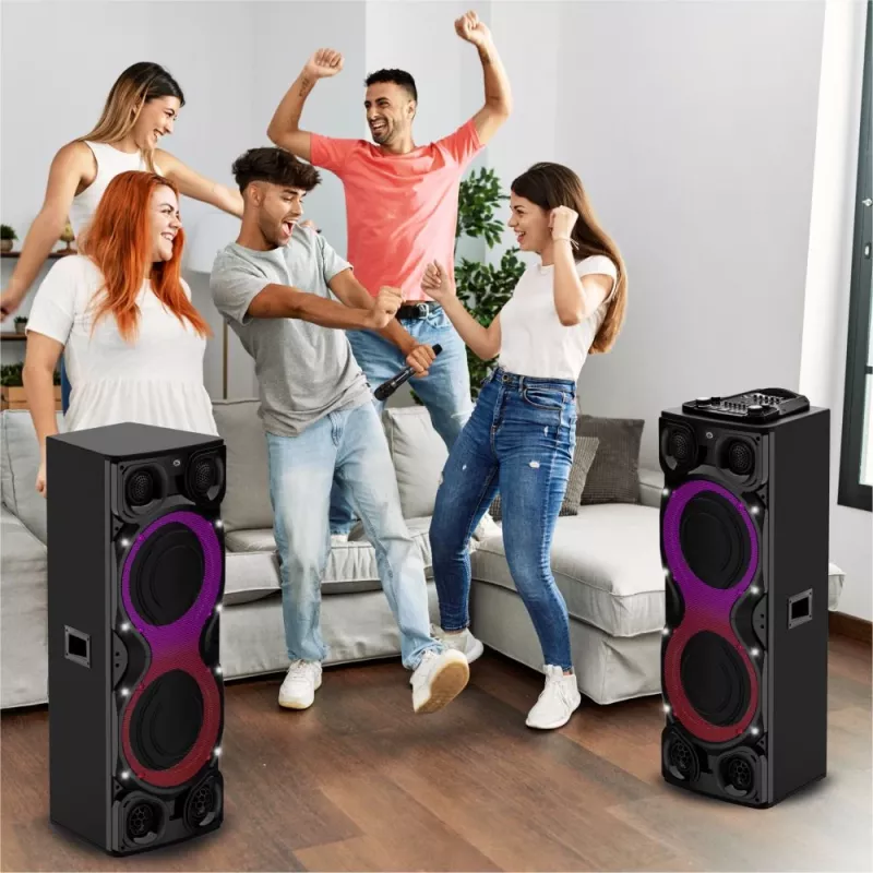 Nešiojamas garsiakalbis Manta SPK1204X800D Minos Pro, juodas