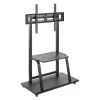 Gembird TVS-100F-01 reklaminio ekrano laikiklis 2,54 m (100) Juoda