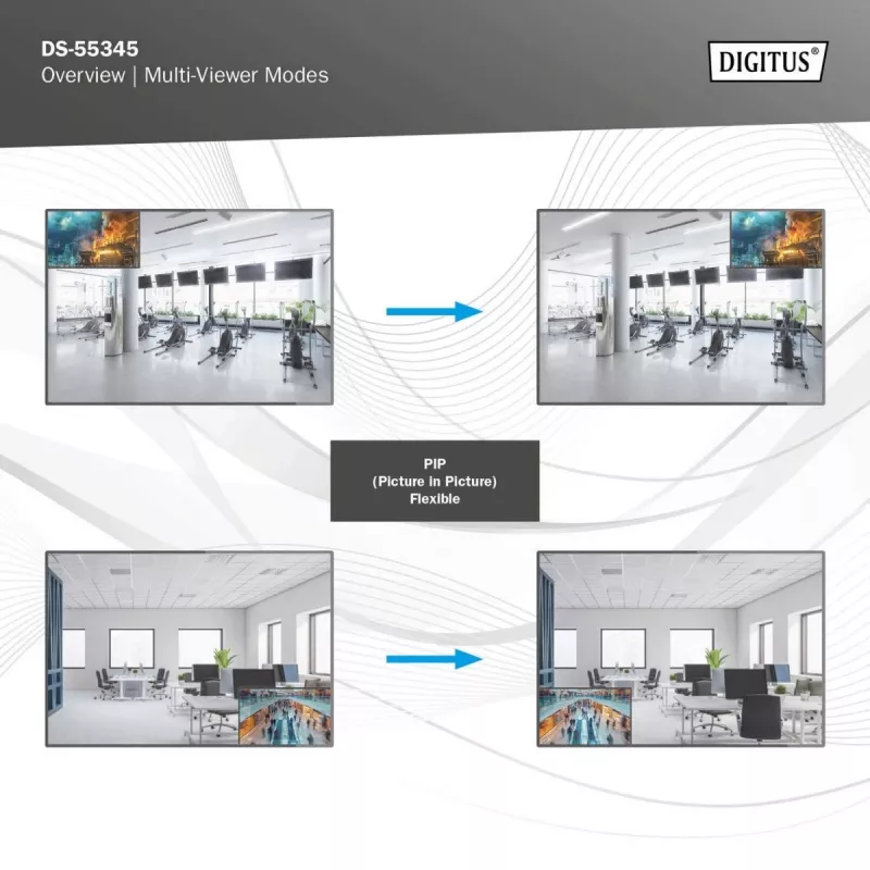 Jungiklis vaizdo (HDMI) DS-55345