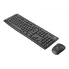 Logitech MK295 Silent - klaviatūros ir pelės rinkinys - belaidis - 2,4 GHz - grafito spalvos - vengriškas išdėstymas