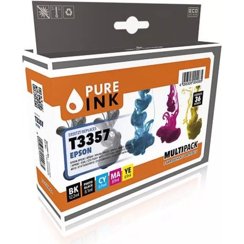 Pure Ink EPST3357MP5 spausdintuvo eksploatacinė medžiaga juoda