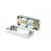 LANBERG tinklo jungiamoji dėžutė PLC-6SL1-S, Cat6 S/FTP (S-STP), sidabrinė, 82×35×23 mm
