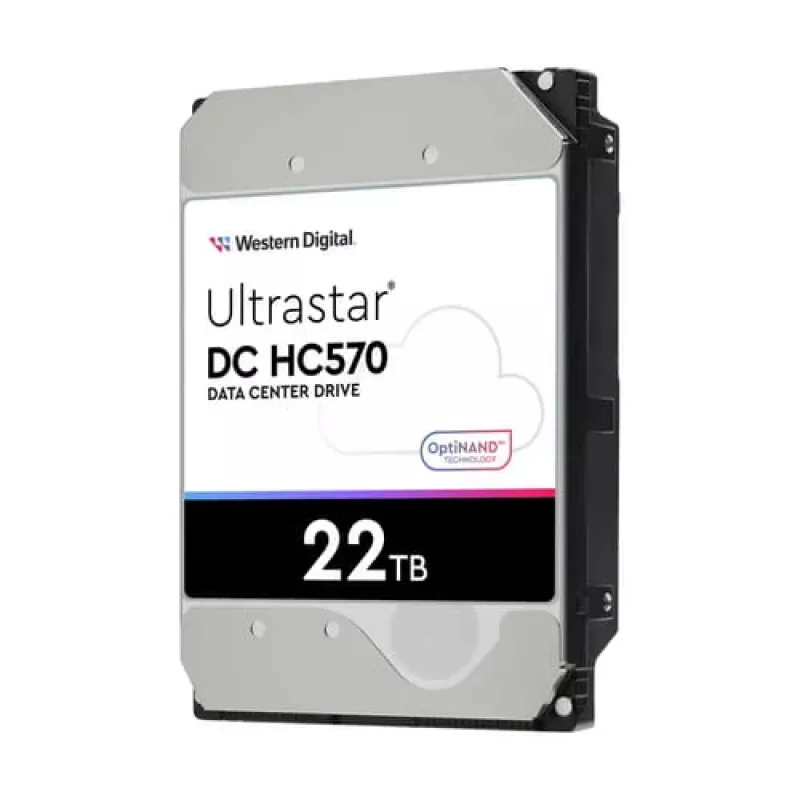 3,5 colio SAS HDD Western Digital Ultrastar DH HC570 22 TB, 12 Gbit/s, 7200 RPM, 512 MB talpyklos