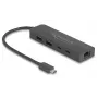 USB šakotuvas DeLOCK 10 Gbps su 2,5 Gigabit LAN ir PD 85 W