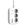 Maitinimo lizdas Tellur TLL331521 išmanusis WiFi maitinimo lizdas su 3 lizdais, PD 30W, QC 18W